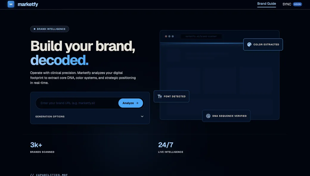 Marketfy &mdash; Build your brand, decoded